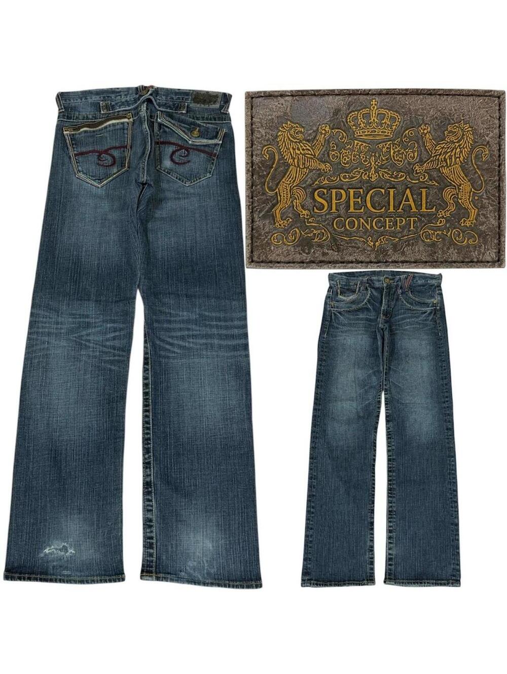 Special concept front double pockets unique design denim